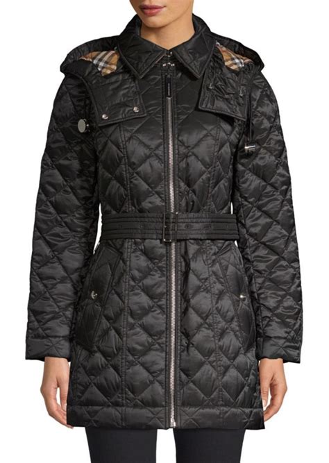 burberry baughton quilted coat navy|Burberry Baughton Quilted Coat Women .